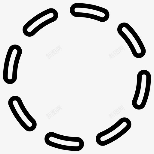 选择圆短划线图标svg_新图网 https://ixintu.com 圆 界面 短划线 选择 钻孔