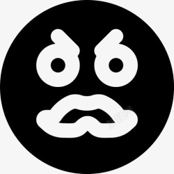小胡子脸小胡子表情脸图标高清图片