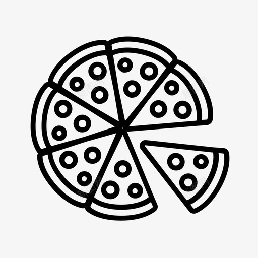 披萨快餐外卖图标svg_新图网 https://ixintu.com 外卖 快餐 披萨