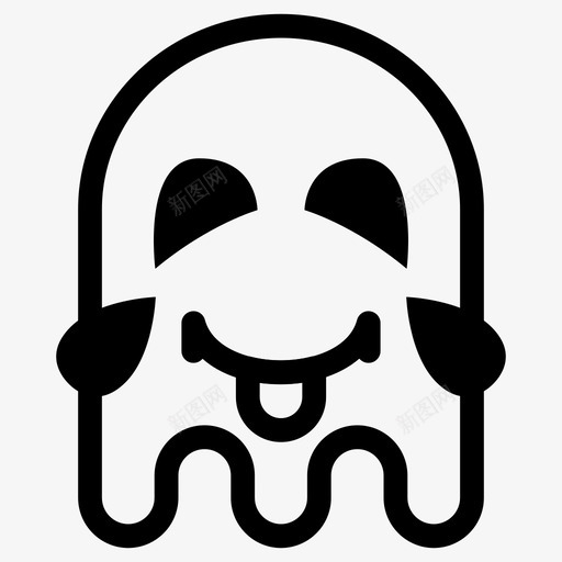 鬼表情表情舌头图标svg_新图网 https://ixintu.com 舌头 表情 鬼表情