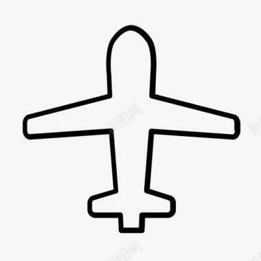 飞机航空旅行图标图标