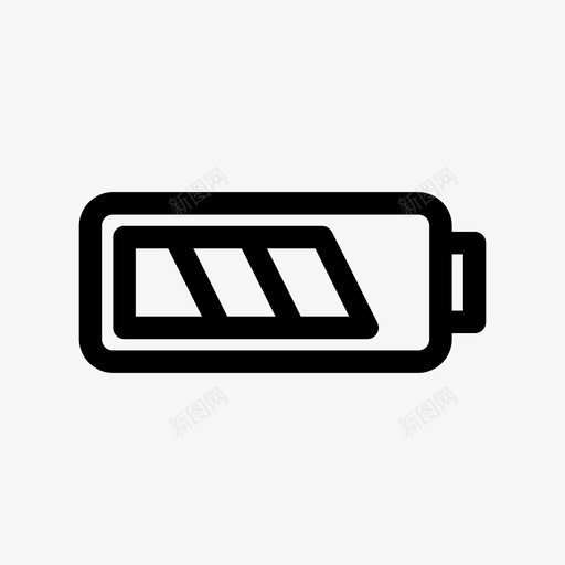 电池接近满电充电充电指示灯图标svg_新图网 https://ixintu.com 充电 充电指示灯 电池接近满电 电量已满