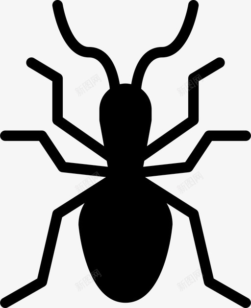 虫子昆虫自然图标svg_新图网 https://ixintu.com 昆虫 粉碎图标虫子昆虫固体 自然 虫子