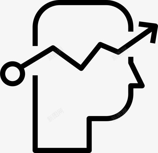 人类思维向上图形图标svg_新图网 https://ixintu.com 人类思维 向上 图形 头脑 思考