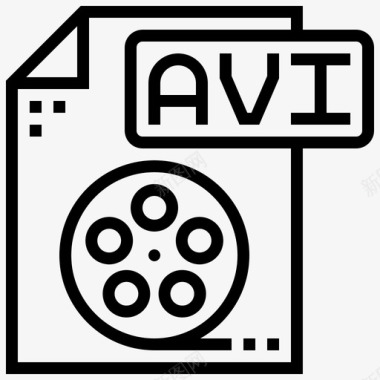 文件类型avi图标图标
