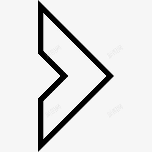 下一个箭头符号图标svg_新图网 https://ixintu.com 下一个 右 方向 符号 箭头