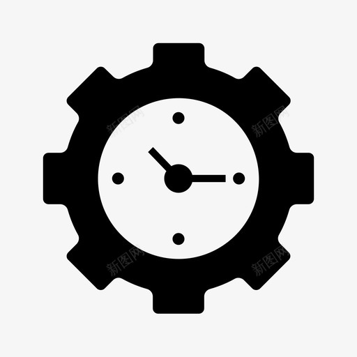 时间管理高效快速图标svg_新图网 https://ixintu.com 快速 搜索引擎优化元素二 时间管理 高效