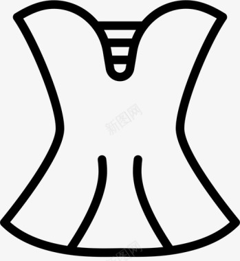 紧身胸衣衣服时尚图标图标