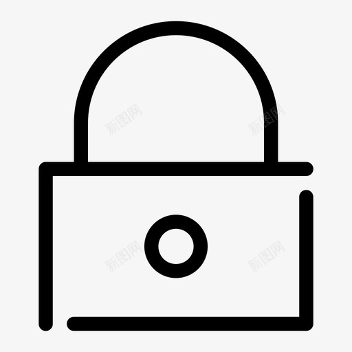 锁定关闭隐私图标svg_新图网 https://ixintu.com 关闭 安全 接口间隙 锁定 隐私