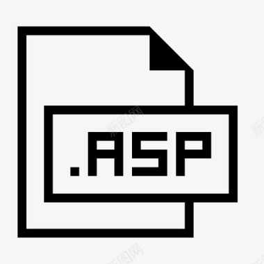 asp文件扩展名格式图标图标