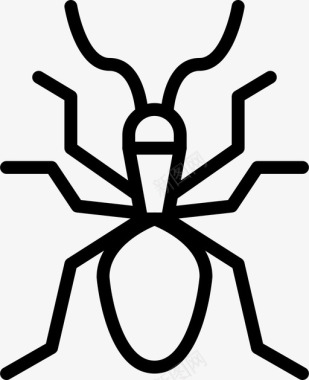 虫子昆虫自然图标图标