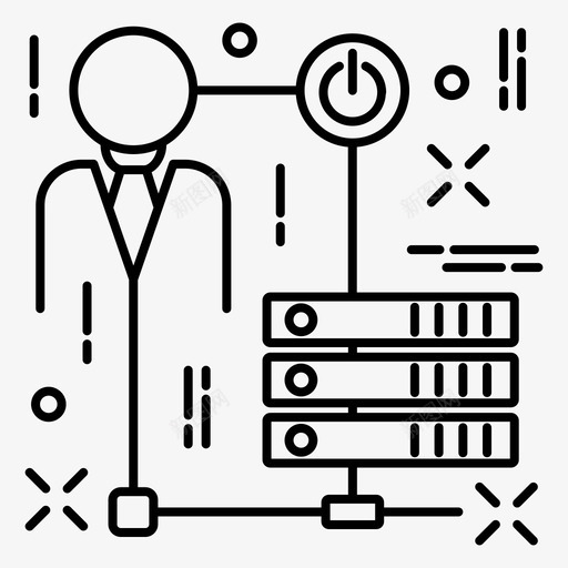 专家数据管理器图标svg_新图网 https://ixintu.com 专家 业务规划图标 保护 关闭 数据 数据管理 管理器