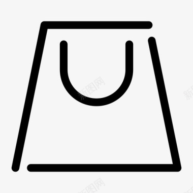 购物袋箱子纸袋图标图标