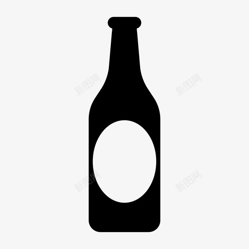 啤酒瓶饮料厨房和食物图标svg_新图网 https://ixintu.com 厨房和食物 啤酒瓶 饮料