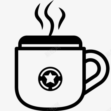热饮咖啡咖啡店图标图标