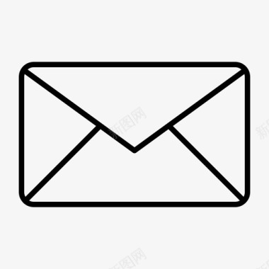 信封封闭式邮件信件图标图标