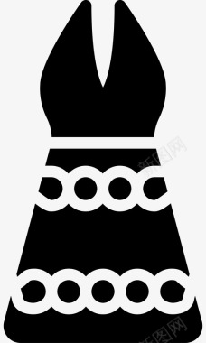 服装时尚女性图标图标