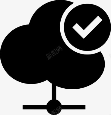 云服务器选中标记云计算云服务器图标图标