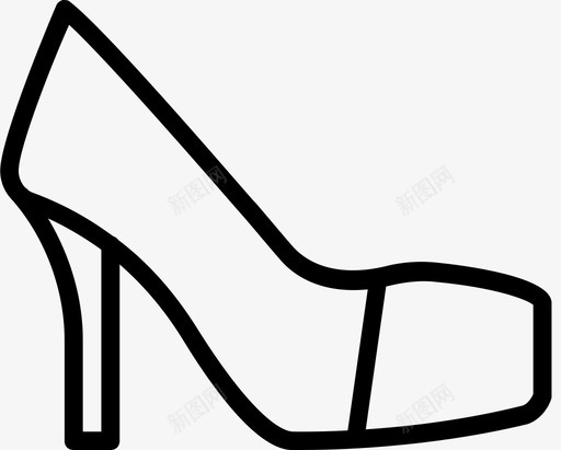 正装鞋时装鞋类图标svg_新图网 https://ixintu.com smashicons女式鞋类纯色 女式 时装 正装鞋 鞋类