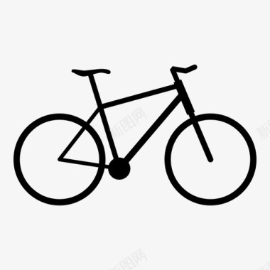 自行车健身汽车图标图标