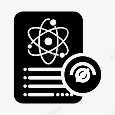 不可见的科学文献隐藏笔记图标图标