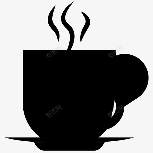 热茶杯子饮料图标svg_新图网 https://ixintu.com 杯子 热茶 美味的茶时间 茶室 饮料