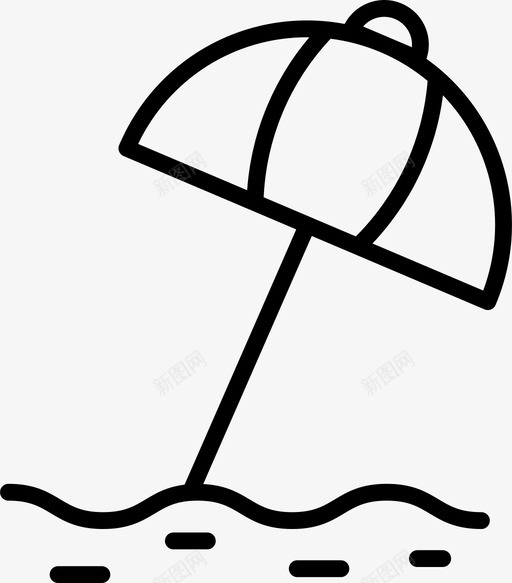 海滩派对大海图标svg_新图网 https://ixintu.com 夏日 夏日和派对 大海 旅行 派对 海滩 雨伞