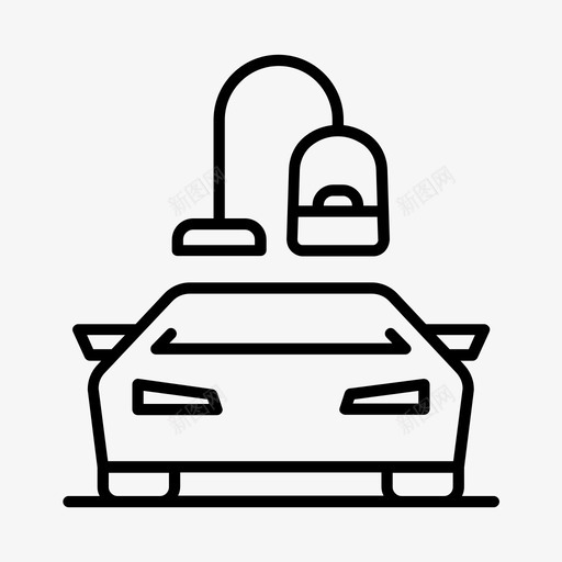 汽车真空清洁汽车可可图标svg_新图网 https://ixintu.com 可可 汽车 汽车和汽车服务 汽车真空清洁