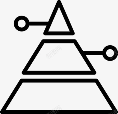 营销金字塔商业金融图标图标
