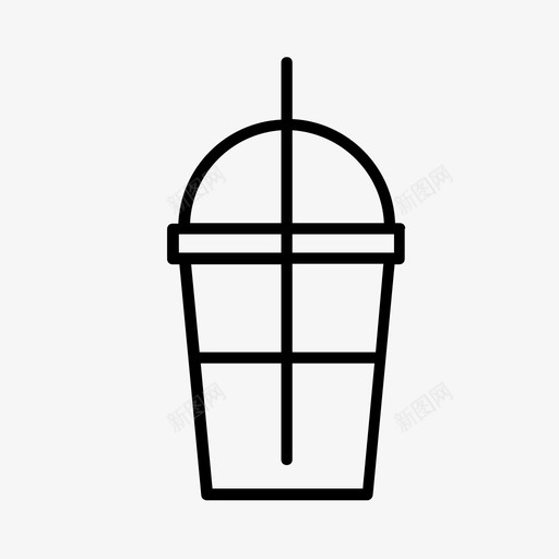 外卖果汁咖啡餐车图标svg_新图网 https://ixintu.com 冰沙 咖啡 外卖 外卖果汁 餐车