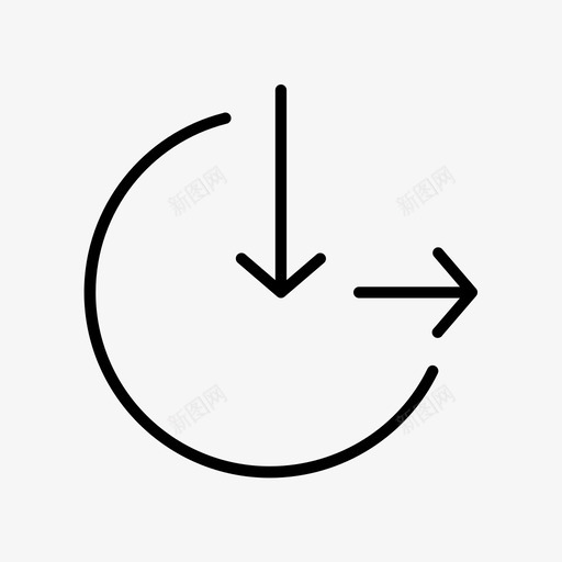 容易接近箭头圆圈图标svg_新图网 https://ixintu.com 圆圈 容易接近 方向 箭头