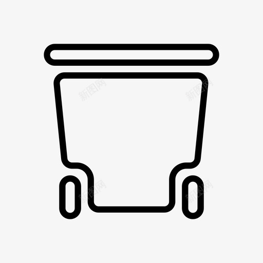 垃圾桶垃圾处理垃圾图标svg_新图网 https://ixintu.com 垃圾 垃圾处理 垃圾桶 电器