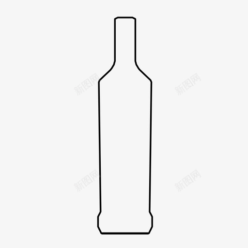 利口酒瓶饮料饮用图标svg_新图网 https://ixintu.com 利口酒瓶 饮料 饮用