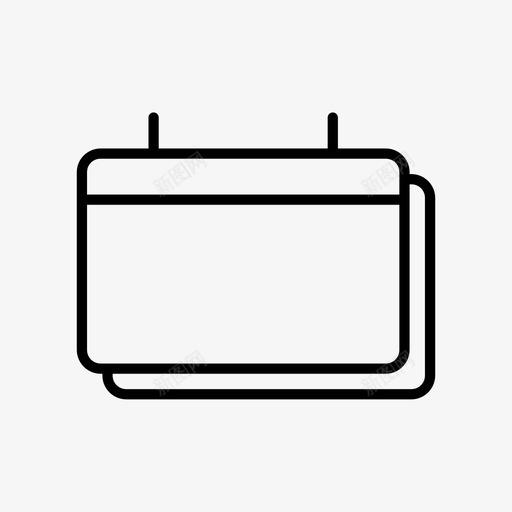 日程表空白日历空日程表图标svg_新图网 https://ixintu.com 日程表 空日程表 空白日历 计划器