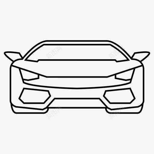 AvantadoCarLamborghini图标svg_新图网 https://ixintu.com Avantado AvantadoCollection Car Lamborghini Vehicle