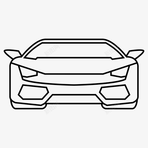 AvantadoCarLamborghini图标svg_新图网 https://ixintu.com Avantado AvantadoCollection Car Lamborghini Vehicle