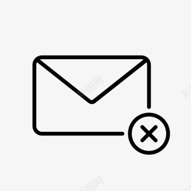 删除邮件取消用户界面图标图标