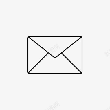 信封文件电子邮件图标图标