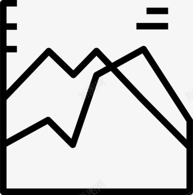 折线图条形图业务图标图标