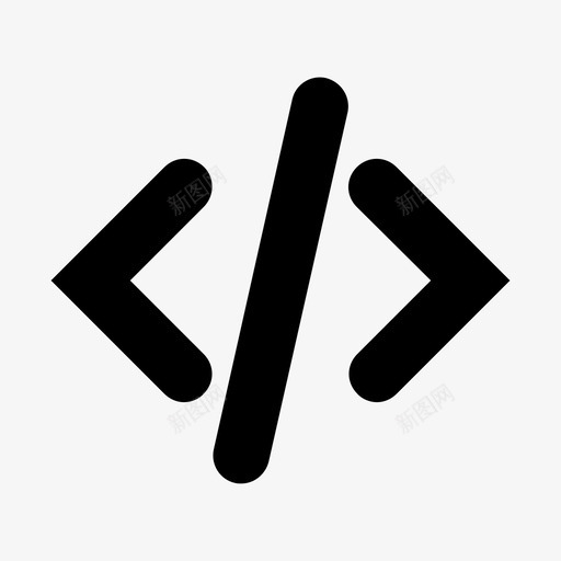 代码编码开发者图标svg_新图网 https://ixintu.com html 代码 开发者 程序 编码