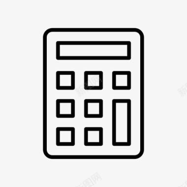 计算器会计电子图标图标