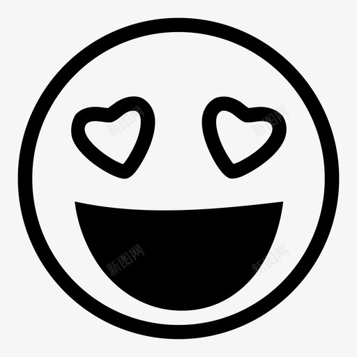快乐的脸化身表情符号图标svg_新图网 https://ixintu.com 化身 微笑 快乐的脸 美丽的微笑 表情符号