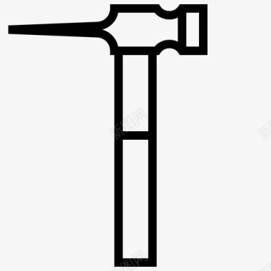 锤子建筑手工工具图标图标