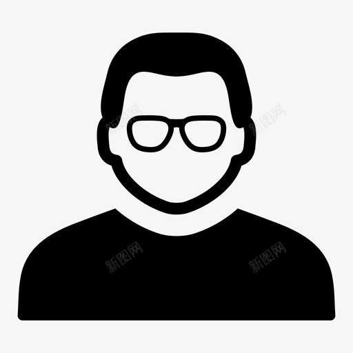 用户帐户医生图标svg_新图网 https://ixintu.com 医生 帐户 用户 男人 男人用户 眼镜 老师