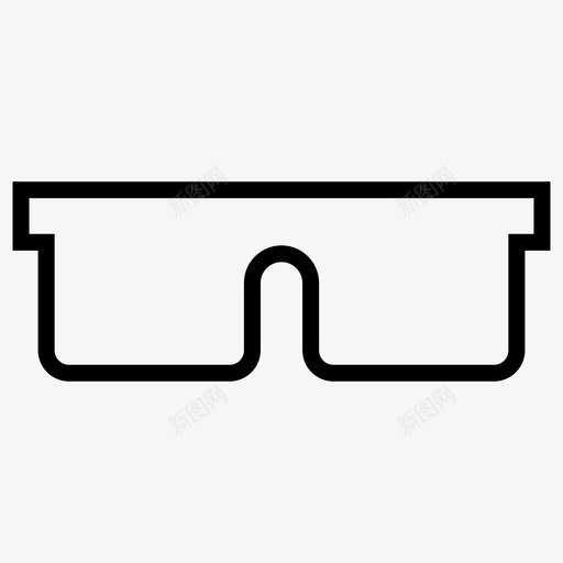 眼镜护目镜科学图标svg_新图网 https://ixintu.com 安全 安全玻璃 护目镜 玻璃安全科学 眼镜 科学
