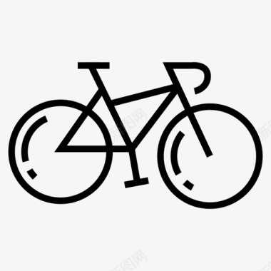 自行车跑车汽车图标图标
