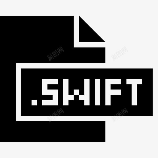 swift扩展名文件图标svg_新图网 https://ixintu.com swift 扩展名 文件 文件格式和扩展标志符号 格式