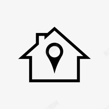 房子位置标记地点图标图标