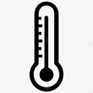 温度计冷华氏图标图标
