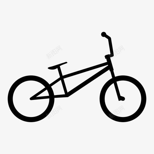 bmx自行车运动图标svg_新图网 https://ixintu.com bmx 自行车 车辆 运动